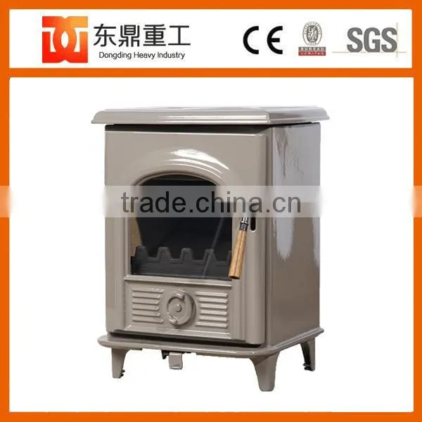 China Supplier Indoor Freestanding Enamel Fireplace/wood Burning Stove for 800sq.ft House Warming photo-4