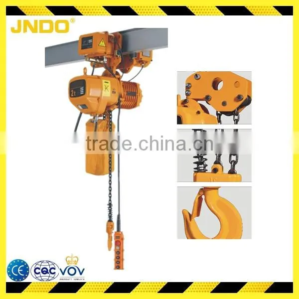 Running on the Jib Electric Chain Lifting Equipment With Electric Trolley photo-2