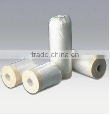 Plastic Masking Film Pre-taped Masking Film for Car Cover