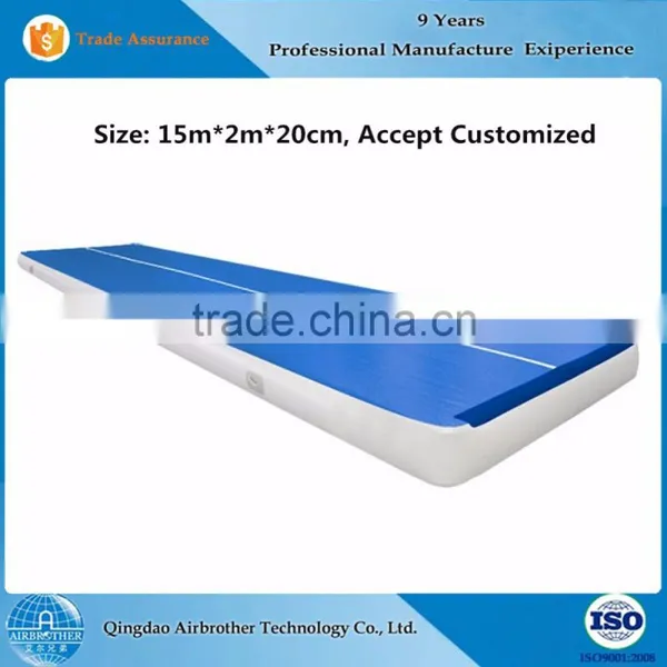Wholesale High Quality Double Wall Fabric Inflatable Air Tumble Track for Gymnastics photo-3