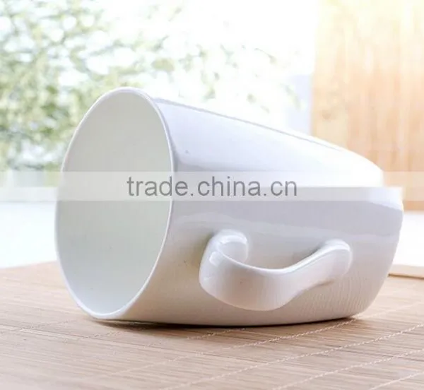 Haonai High Quality Square Ceramic Mug With Handle photo-3