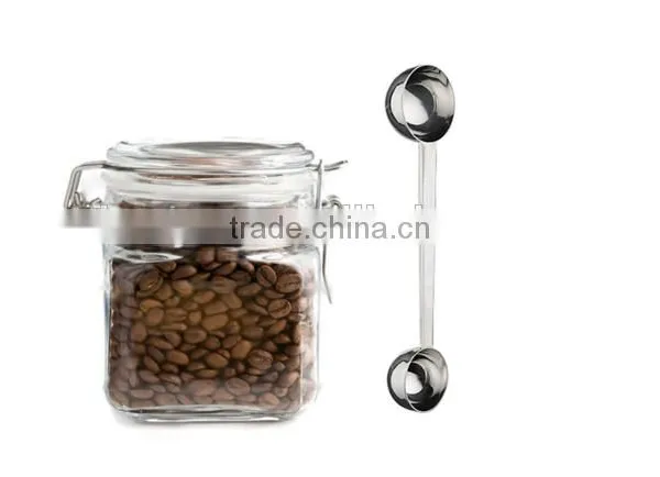 Stainless Steel Dual Scoop Coffee Spoon photo-3