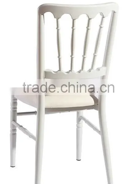 Wholesale Quality Stackable White Aluminum Napoleon Chair QL-D908 photo-4