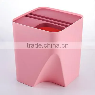 Wholesale Stock Small Order Coverable Classifying Garbage Can photo-3