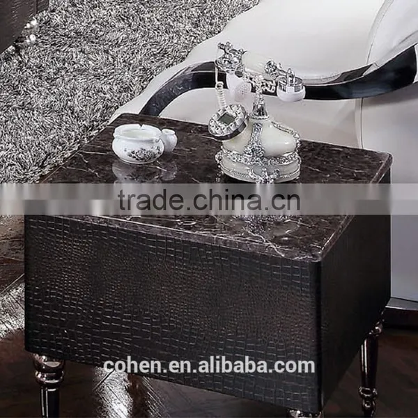 High Quality Stainless Steel Legs MDF Storage Cabinets Corner Tables for Living Room Furniture photo-2
