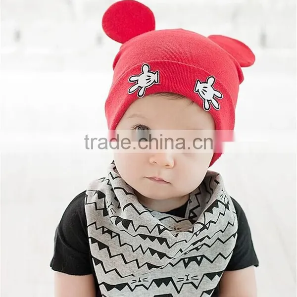 Baby Girl Cotton Beanies Cartoon Designs Infant Kids Spring Autumn Hat Cap photo-3