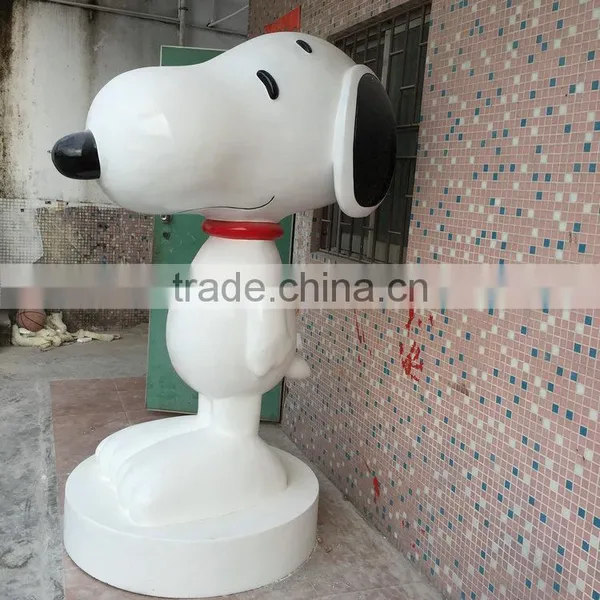 Fiberglass Cartoon Dog Statue Sculpture photo-6