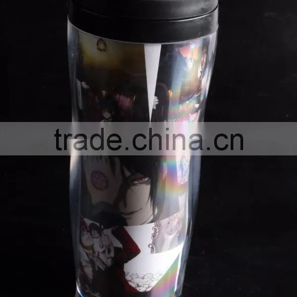 Cartoon Plastic Travel Coffee/Tea Mug 12oz Insulated Thermo Mug photo-6
