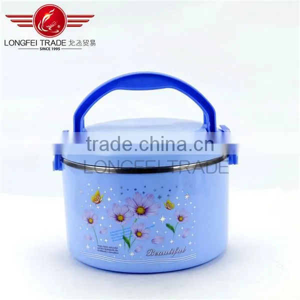 New Item Plastic Tiffin Lunch Box Set / PP+ Stainless Steel Food Container Of Different Size photo-2