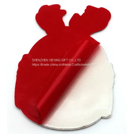 Custom Self Adhesive Thin Metal Logo Plate for Handbags photo-4