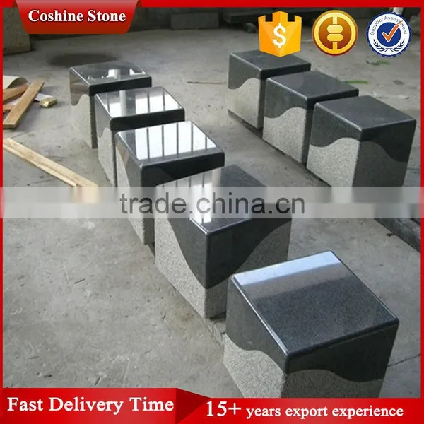 Cheap Colored G654 Granite Garden Bench Landscaping Stone photo-6