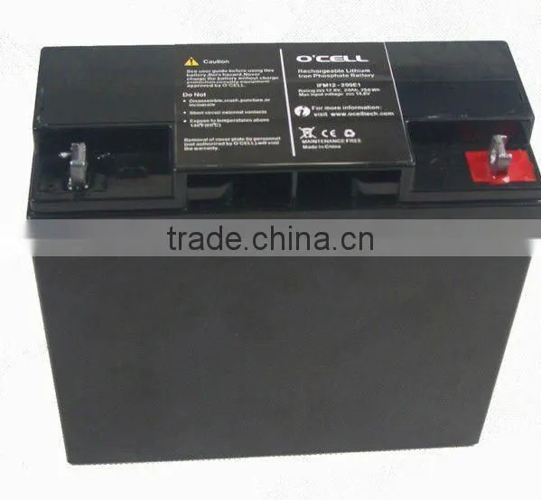 High Capacity Lifepo4 Battery 12V 20AH for Robot,lighting System photo-4