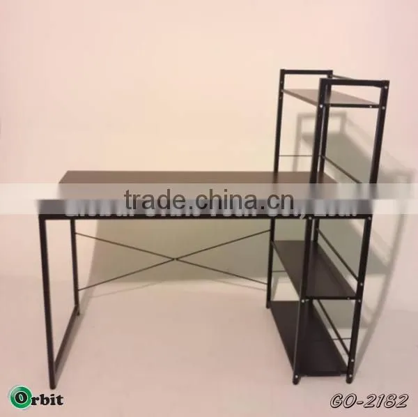 Design Steel Modern Wooden Office Table photo-2