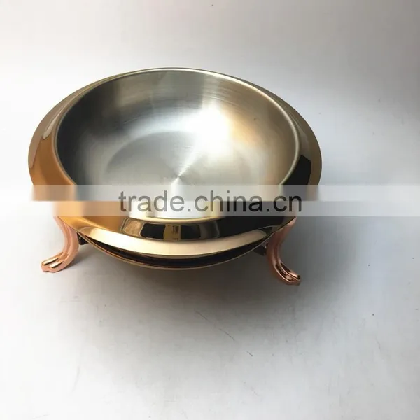 26cm Rose Gold Plated Stainless Steel Chafing Dish for Banquet Hot Sale Chafing Dish photo-4