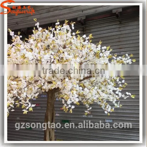 White Color Cherry Blossom Tree Mini Cherry Blossom Tree Branches Artificial Trees Cherry Blossoms photo-6