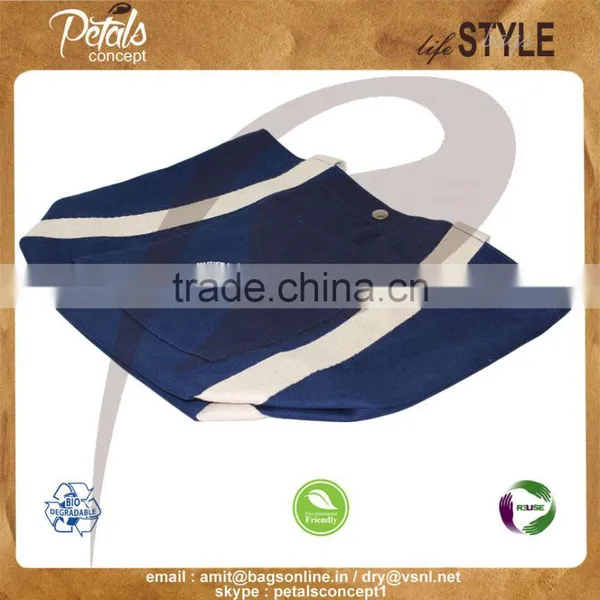 Quality 2017 Promotional Canvas Bag - Made in India by Petals Concept - Soft Web Handle & Logo for Branding photo-5