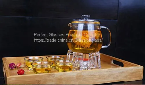 Strong Glass Tea Set Glass Coffee Set Hot Water Glassware Wholesale Glass Teaset photo-3
