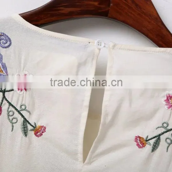 Maxnegio Latest Embroidery Plus Size Flower Girl Cute Casual Dress photo-6