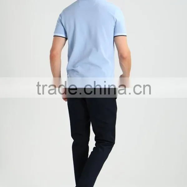 MGOO Excellent Cotton Spandex Polo Shirt Three Buttons Plain Dry Fit Golf Polo Shirts For Men photo-2