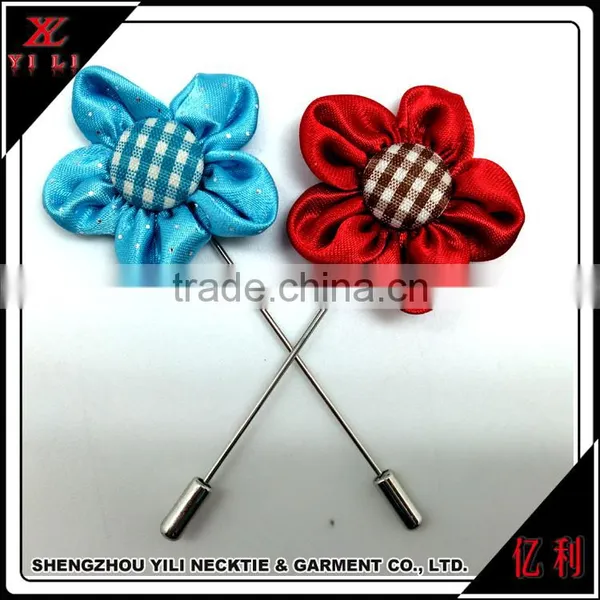 Men's Lapel Flower Handmade Boutonniere Pin for Suit photo-2