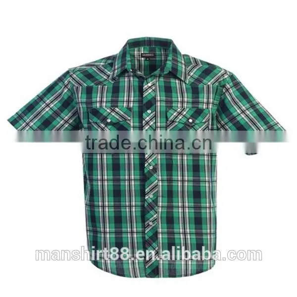 2016 New Wholesale Long Sleeve Snap Custom Mens Casual Dress Shirts photo-6