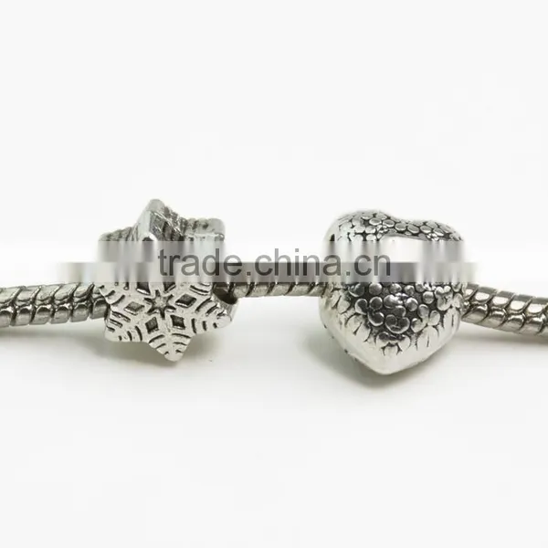 Cuentas de Bricolaje,Pretty Various Jewelry Making Beads Silver Spacer Beads for DIY Accessories photo-5