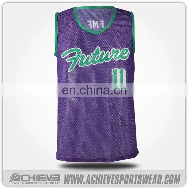 2015 Blank Youth Basketball Uniforms Wholesale, Polyester Basketball Jersey White and Black Color photo-2