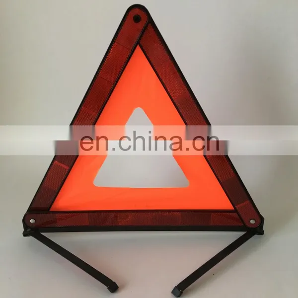 Car Emergency Kits Warning Sign Red Safety Reflective Flashing Light Warning Triangle photo-6
