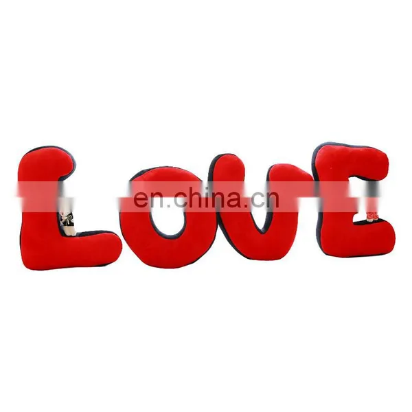 Wedding Gift LOVE Letter Shape Decorated Pillow Bedding Pillow photo-2