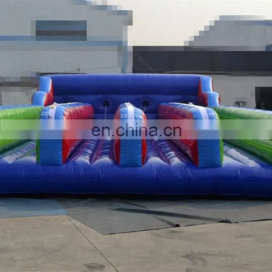 4 Lanes Inflatable Interactive Sport Games,Inflatable Bungee Run Way For Sale photo-2
