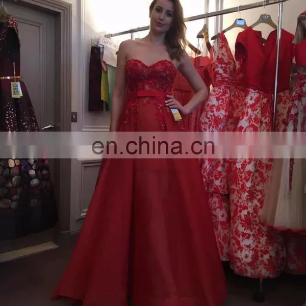 Sweetheart Neck Prom Dresses With Appliques on Lace New Style Free Shipping