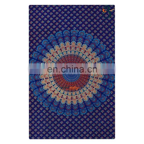 Indian Mor Tapestry Mandala Turquoise Color Design Bohemian Mandala Tapestry photo-2