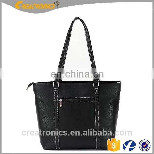 CR Hot Promotion Fashion Women Leather PU Soft Handbag Designer Laptop Bag Shoulder Bags Women Bag photo-2