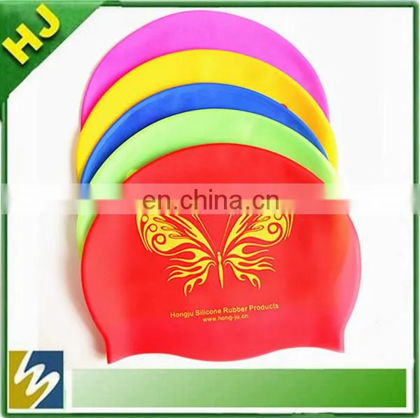 Custom Printing Bulk Sale Swim Cap Silicone photo-5