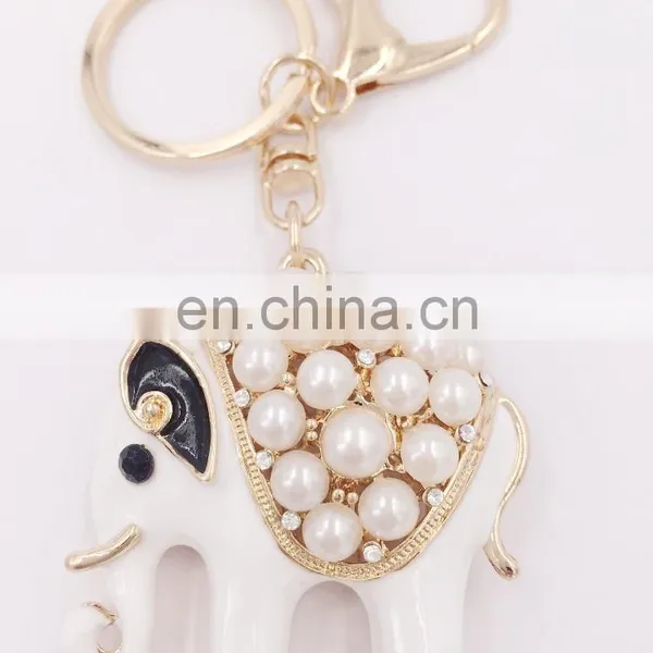 Animal Keychain Cute Elephant Pendant Purse Bag Buckle Key Chains Keychain Ornament photo-3