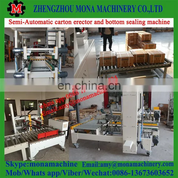 Good Working Semi-Automatic Carton Erector and Bottom Sealing Machine With Competitive Price photo-6