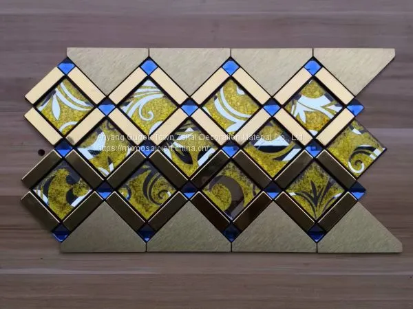 Metal Mosaic Tile Glass Mosaic Tile Mosaic Tile Manufacturer 295x495