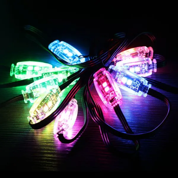 High Quality 4LEDs RGB Curtain Light For Christmas Trees photo-3