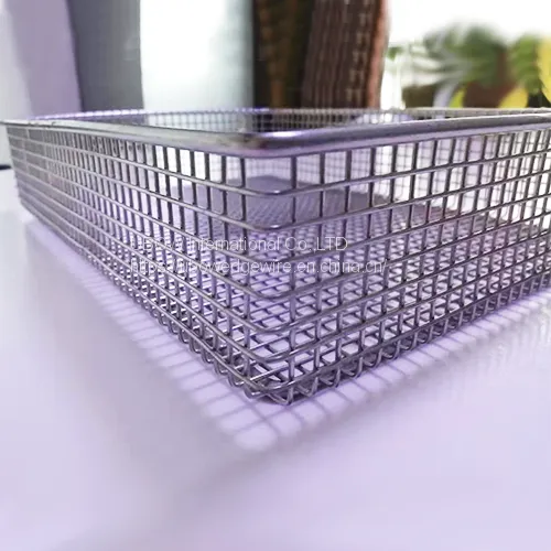 Stainless Steel Electric Welding Medical Disinfection Basket photo-2