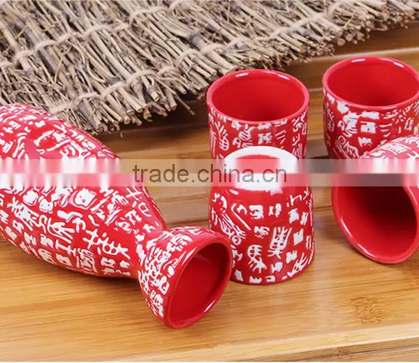 HOT!!Ceramic Wine Gift Set Wine Accessories Set photo-6