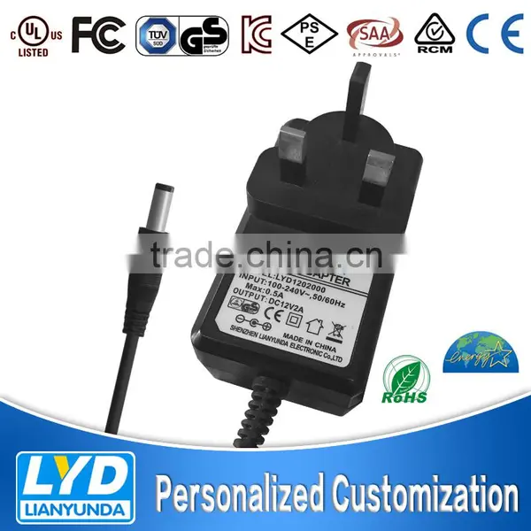 Shenzhen Factory Provide 220v ac to 6v dc Power Adapter With UL FCC CE GS SAA Approvals photo-4