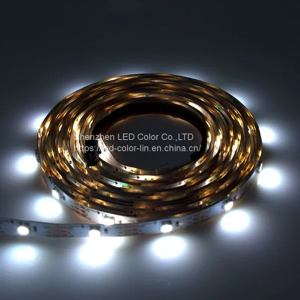 Individually Addressable RGB 5050 WWA 5V Flexible Led Strip Light photo-3
