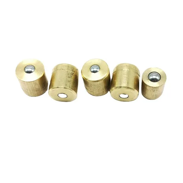 Brass Button Grease Cup 8x8mm Ball Oiler Suitable for Lubrication System photo-2