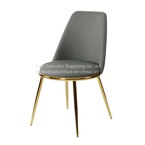 Dining Chairs PP Chair With Metal Legs Antislip Living Rooms Nurseries Waiting Areas