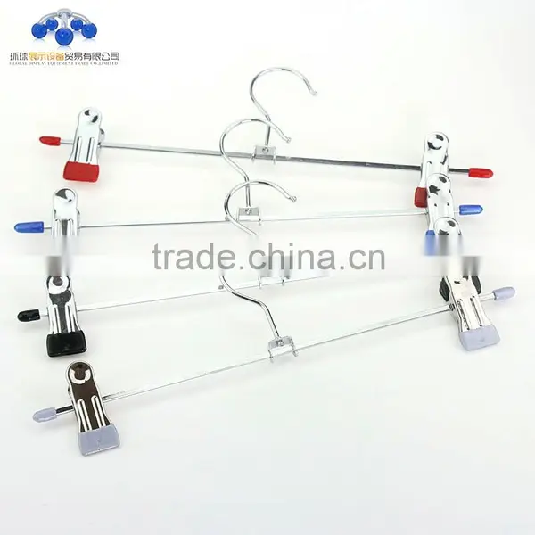 Metal Hanger With Clip Metal Hanger Clip Pants Clothes Metal Hanger
