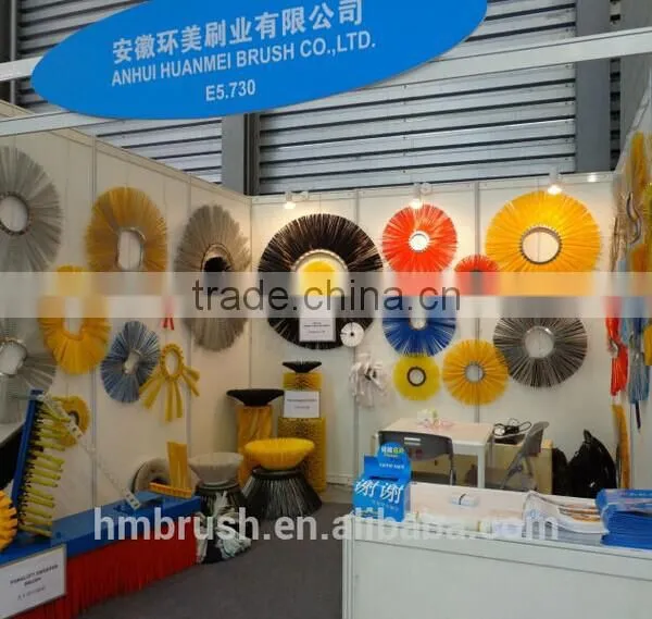 Manufacturer Forkit Hard Black Nylon Road Roller Sweeper Brush