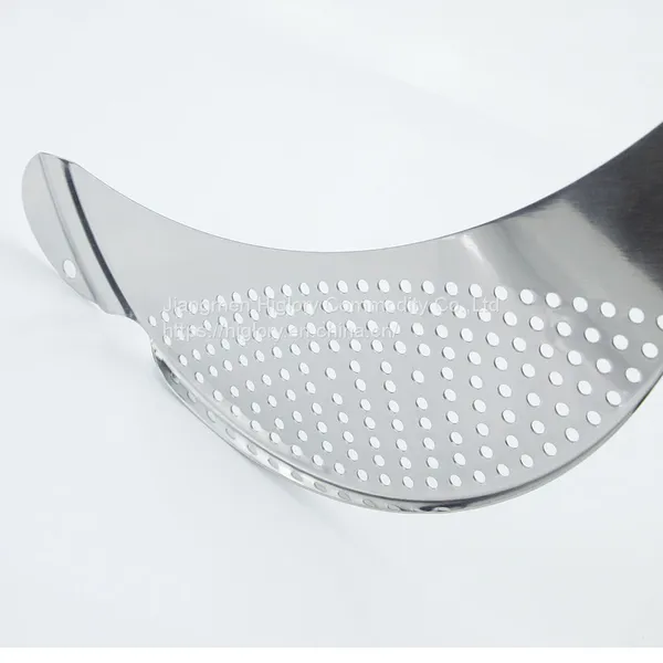 Kitchen Stainless Steel Fruits and Vegetables Washing Strainer Draining Colander Basket Durable Hander & Base Mesh Colanders photo-5