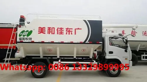HOT SALE! YUEJIN Brand 130hp Diesel 8cbm 4T Bulk Feed Transported Vehicle for Chickenfarm for Sale photo-5
