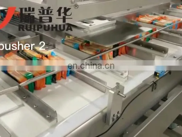 Cake Wafer Cracker HFFS Multipack Small Pouch Into Plastic Bag Automatic Feeding Packing System photo-5