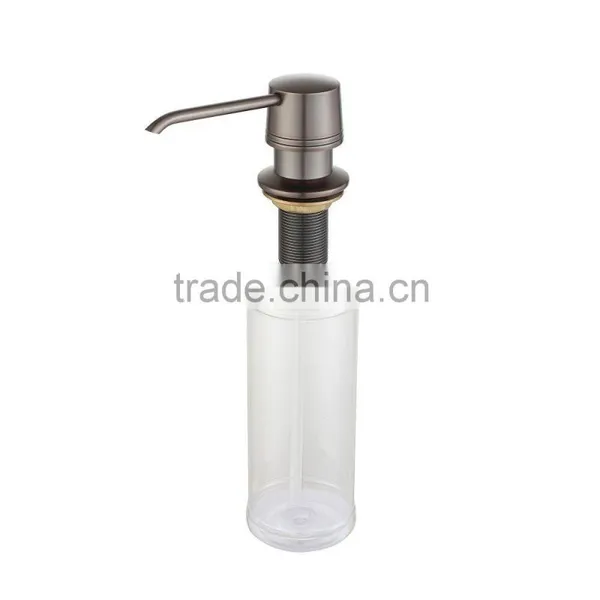 Brass Head Hand Soap Dispenser for Sink/ Bronze Finish Brass Head Hand Sink Soap Dispenser/Sink Soap Dispenser Bronze Finished